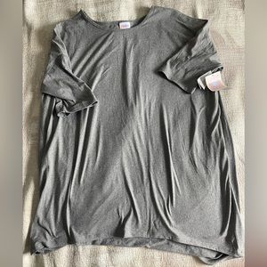 LuLaRoe XL Irma Grey Tunic BNWT
